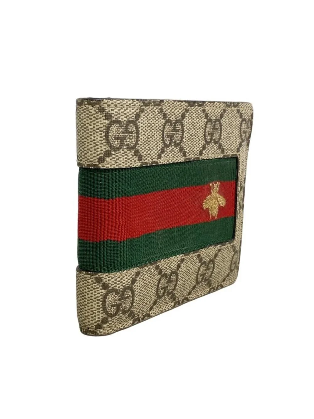 ★SOLD★ Gucci Billfold GG Supreme Sherry Line Brown Wallet - Picture 2 of 8